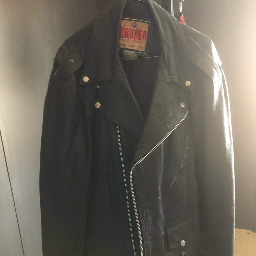 80’s Levi an 80’s leather riding jacket